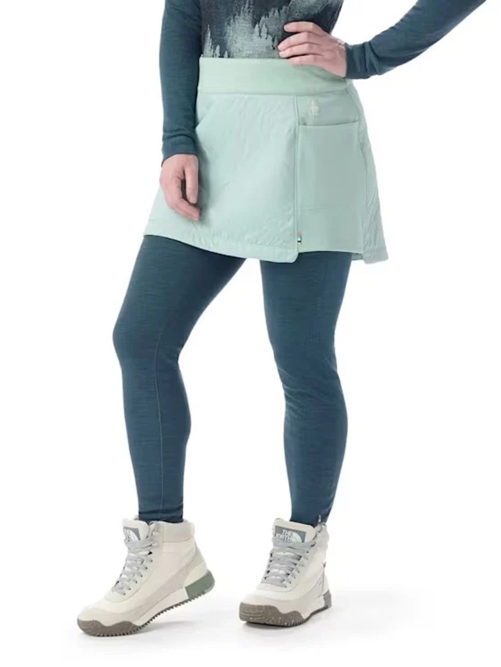 NWT Smartwool Smartloft Skirt in Arctic Green size M